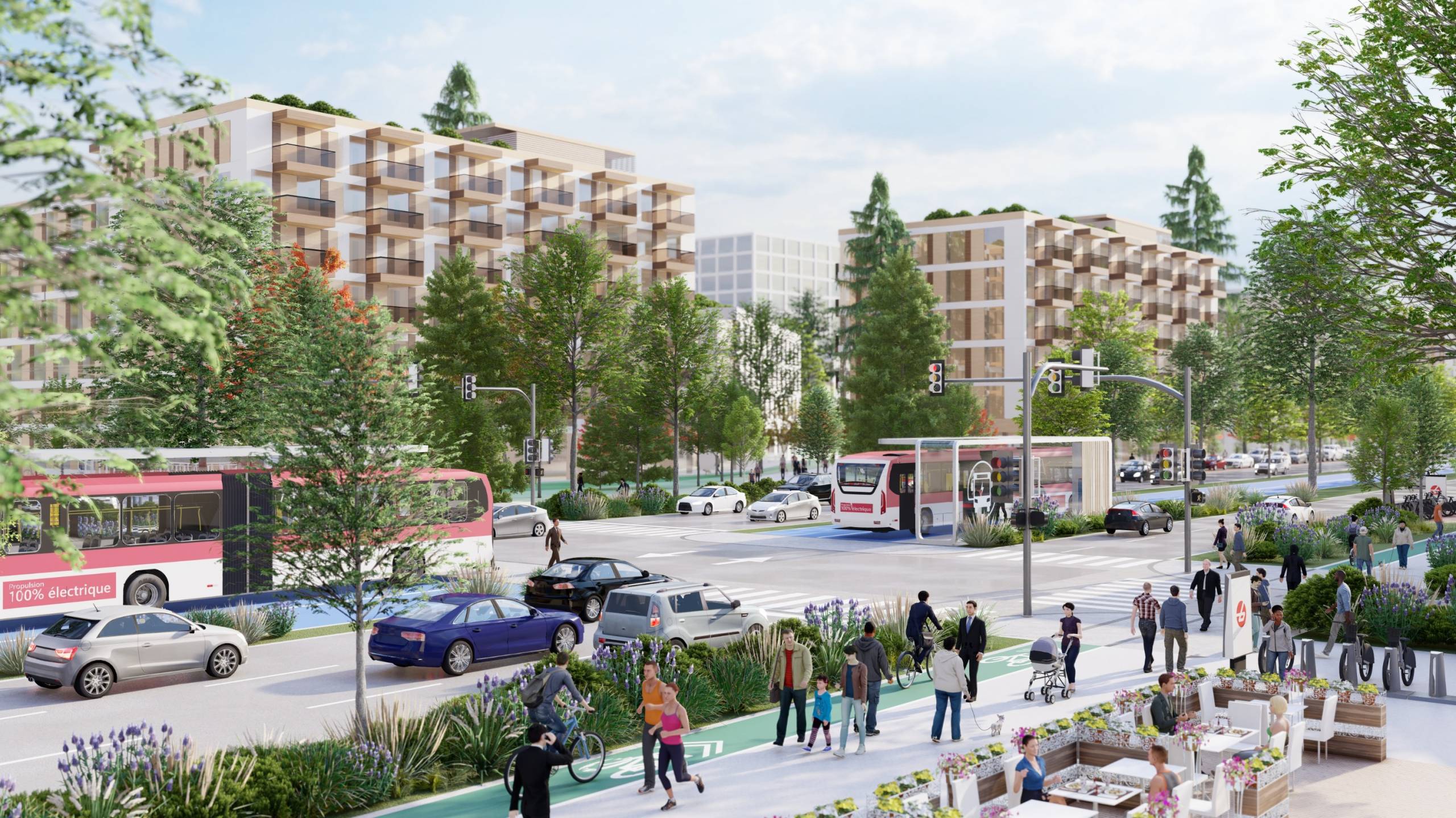 Nouveau projet pour Taschereau : un service rapide par autobus