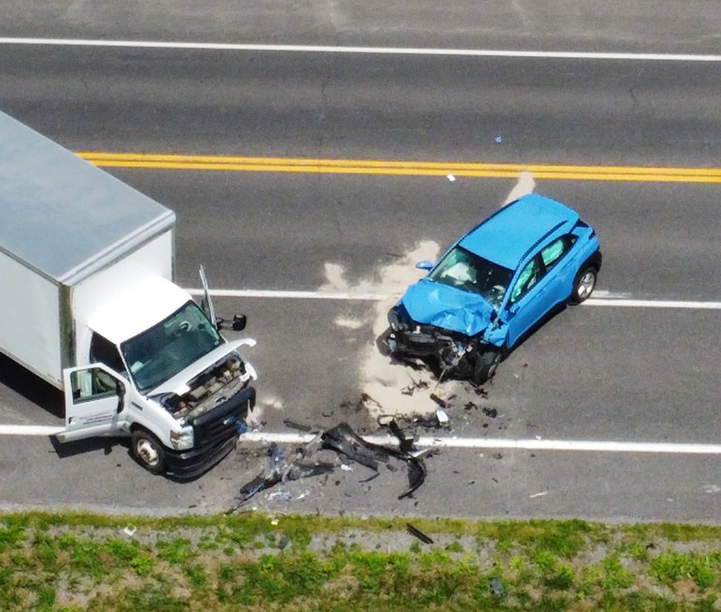 Trois blessés dans une collision sur la route 104