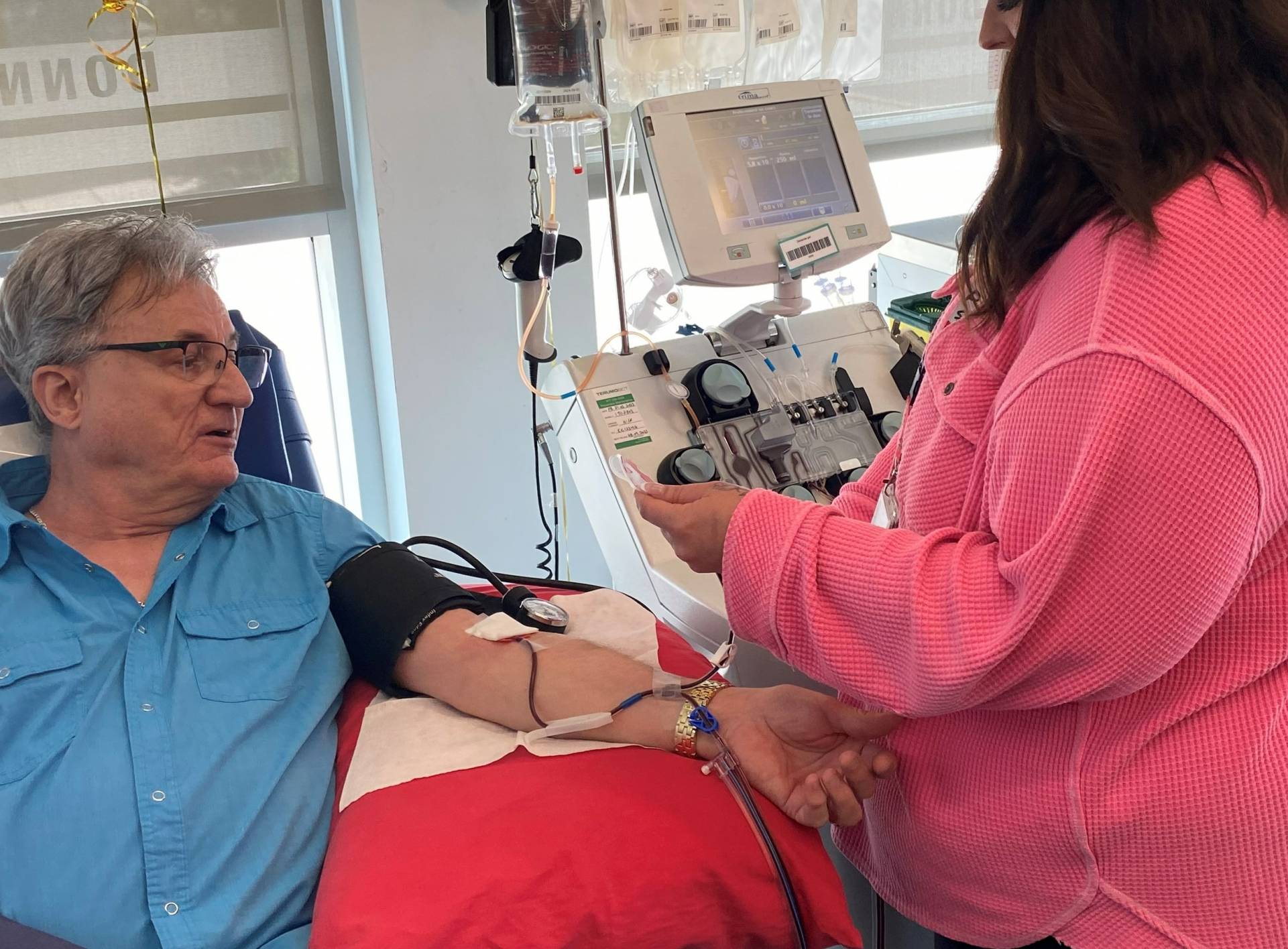 Elle n’a pu donner de sang, faute d’infirmières disponibles