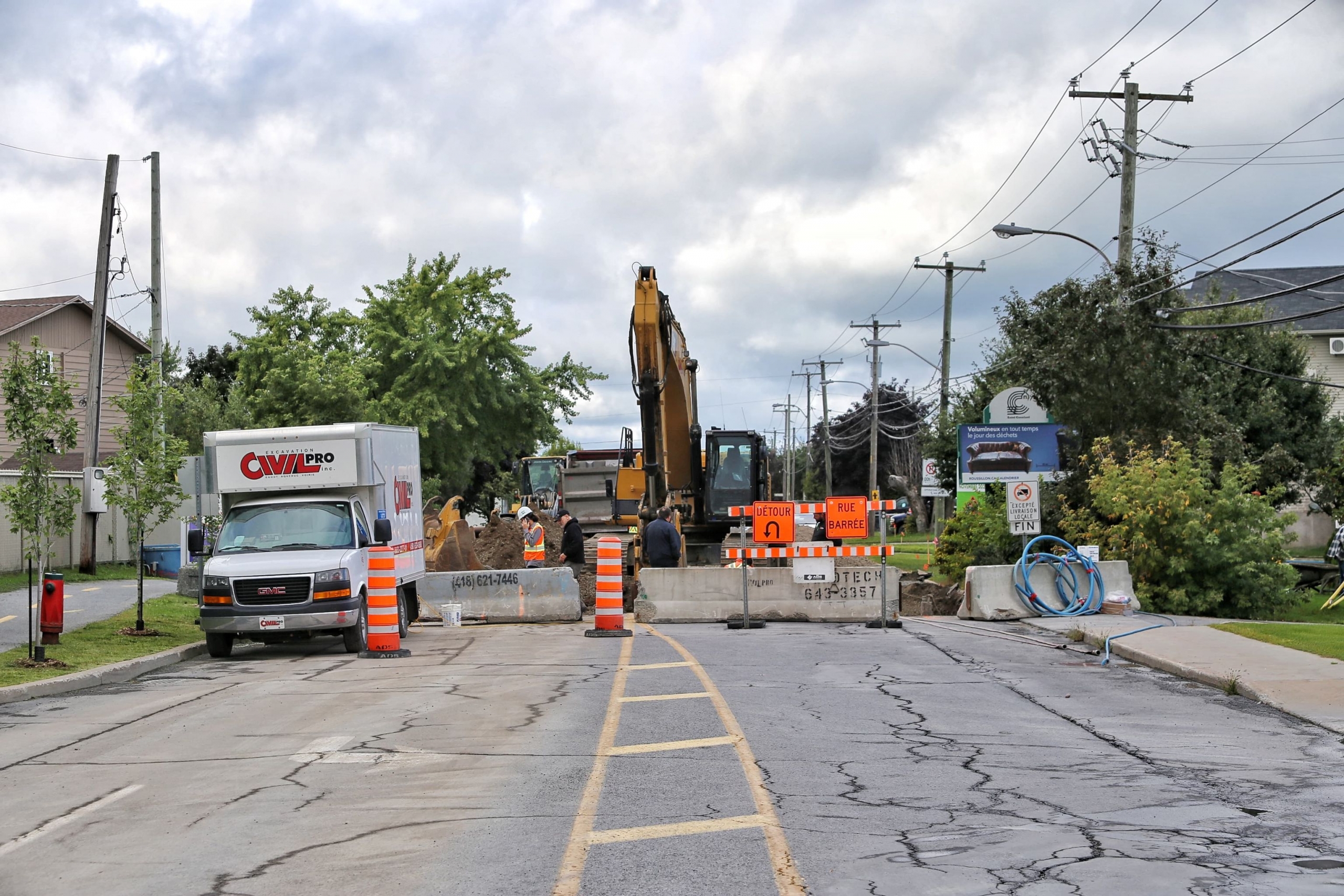La montée des Bouleaux entravée par des travaux jusqu&rsquo;en novembre