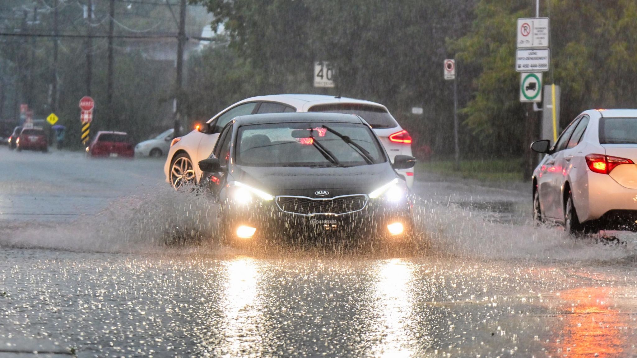 Les pompiers de La Prairie inondés d’appels mardi soir