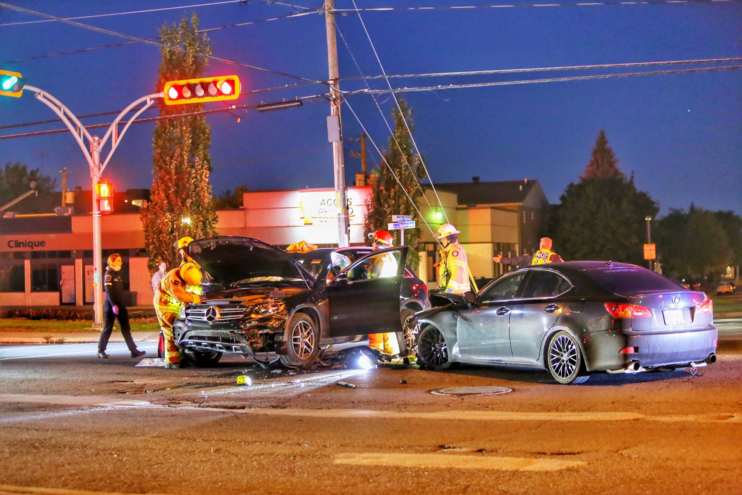 La route fait un blessé à La Prairie