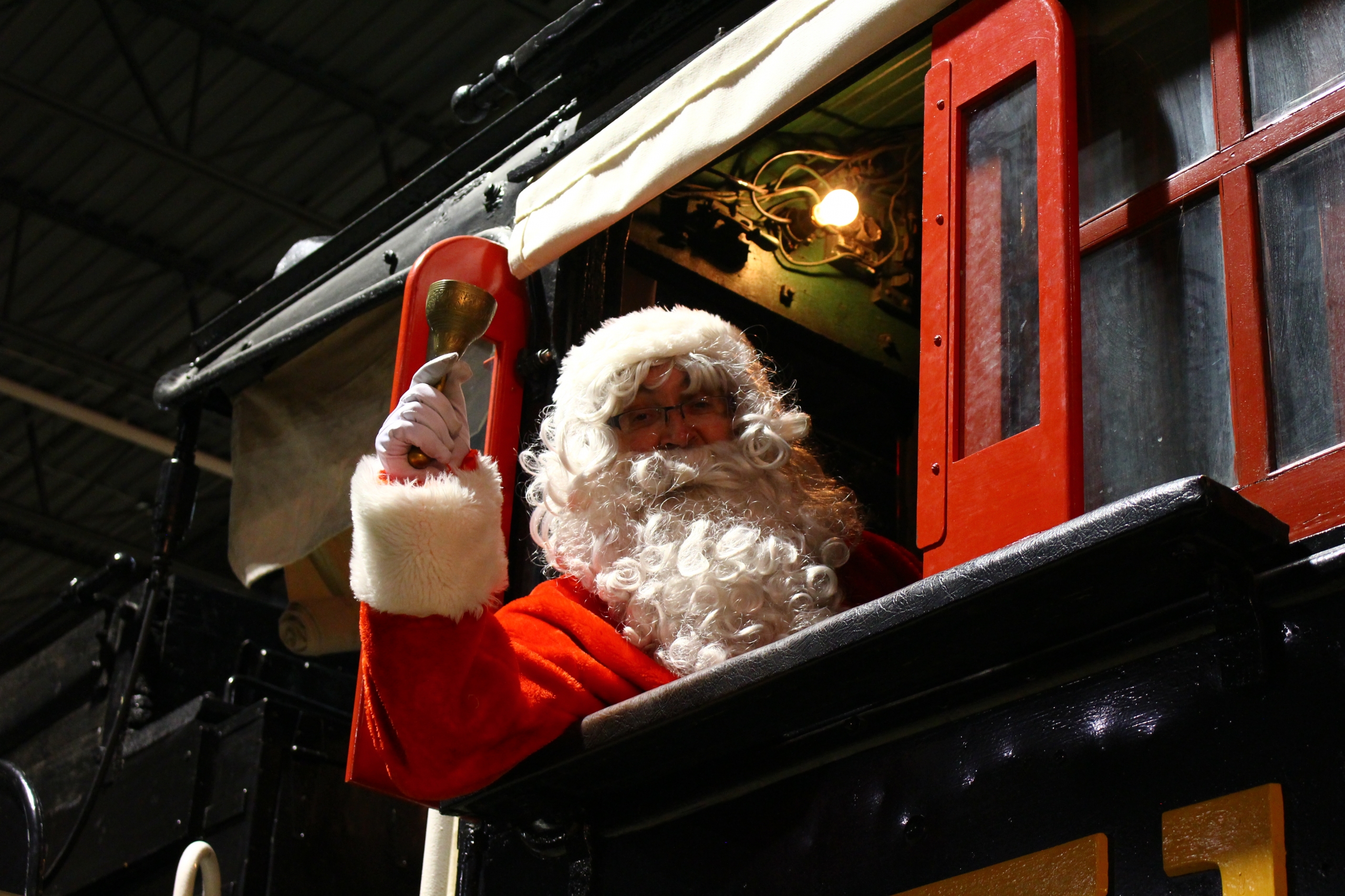 D’anciennes voitures d’exo s’ajoutent au train de Noël d’Exporail