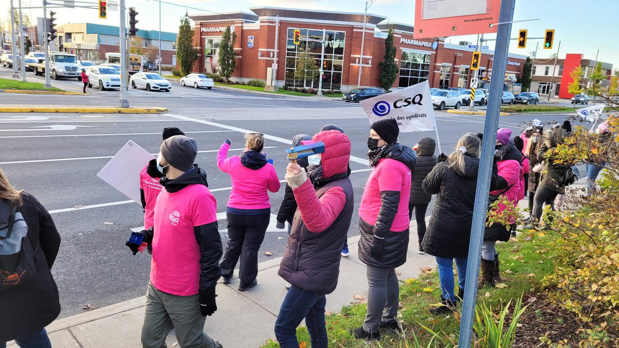 Grève générale illimitée des CPE affiliés à la CSQ