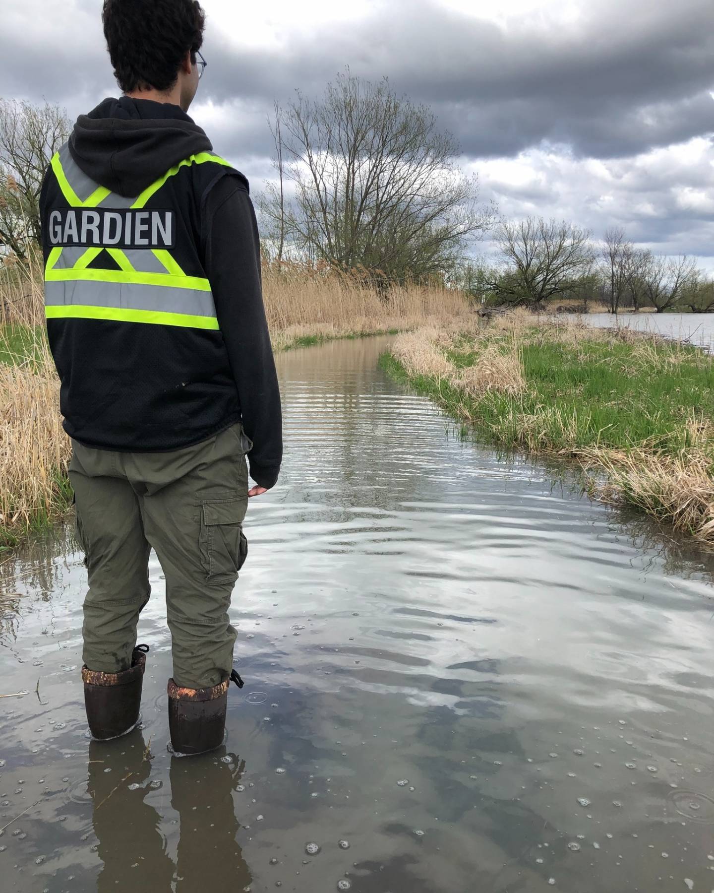 Inondation : fermeture de sentiers à l’île Saint-Bernard