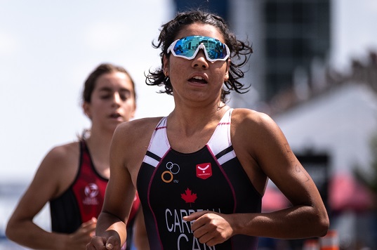 Une triathlonienne de La Prairie suit les traces de son père