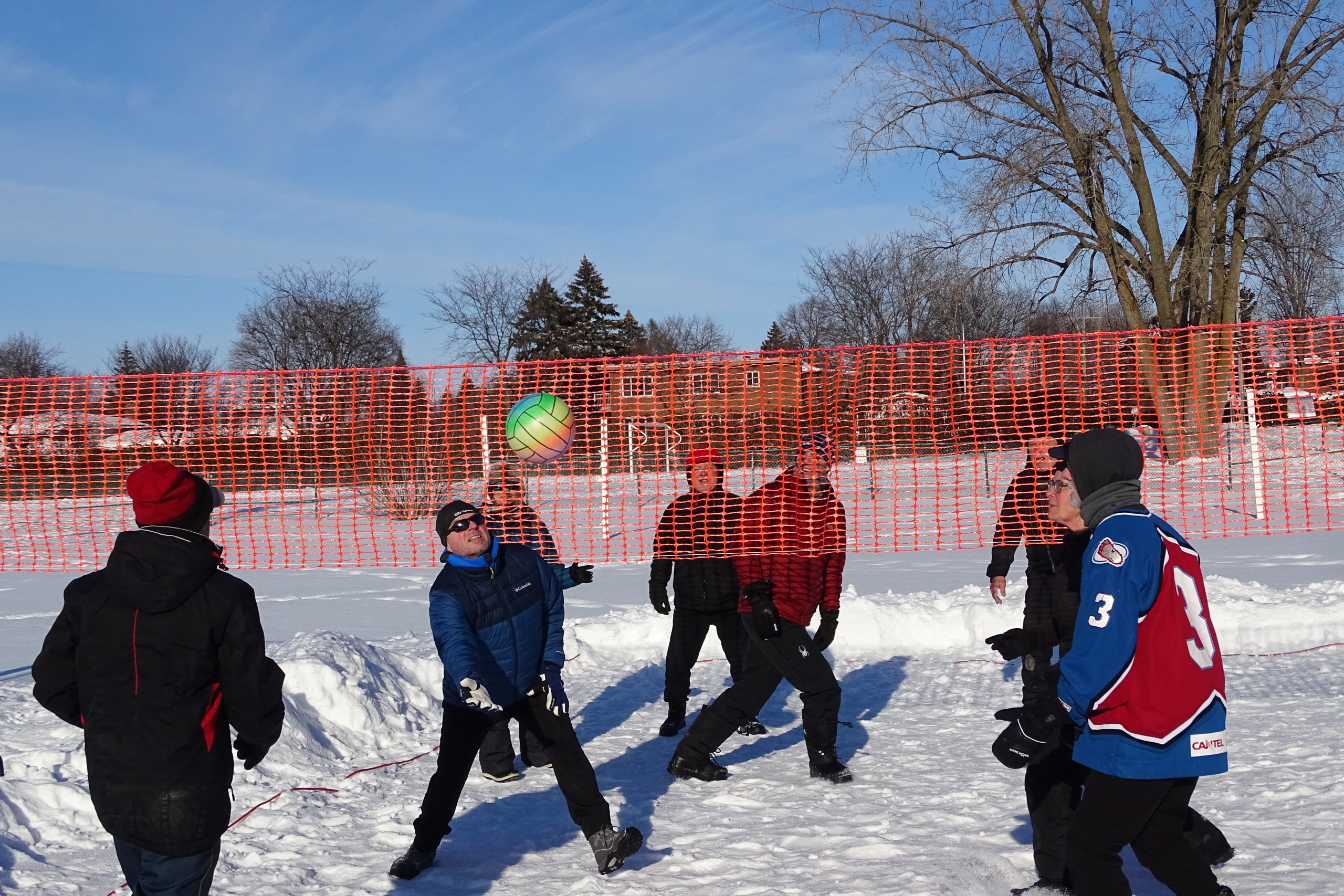 Du volleyball d&rsquo;hiver !