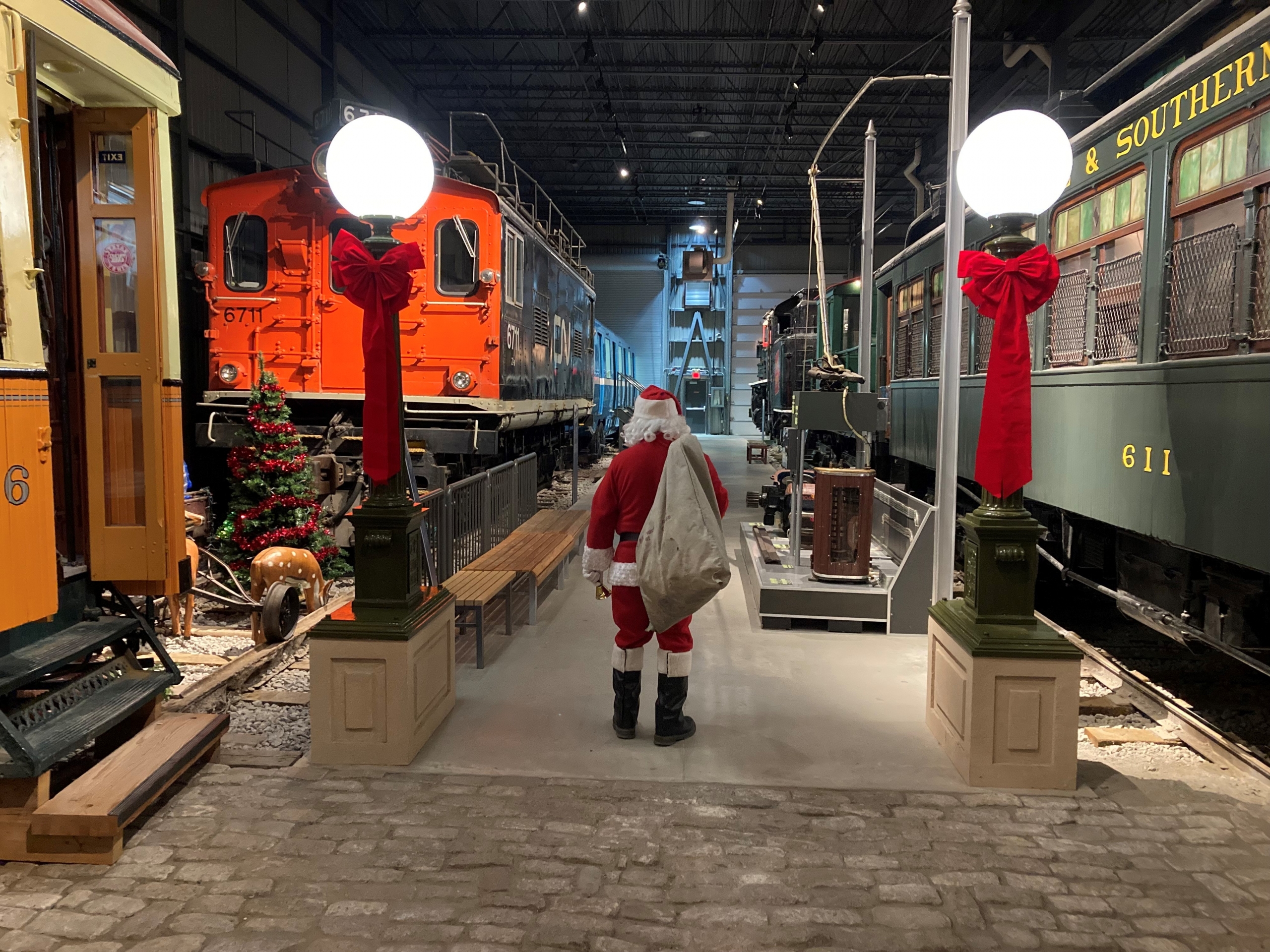 La féérie de Noël débarque à Exporail