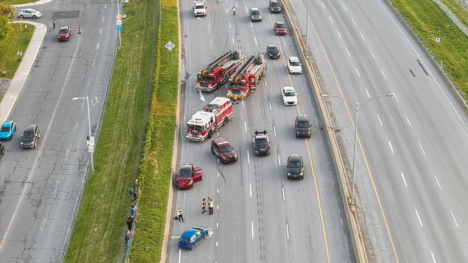 Accident sur l&rsquo;autoroute 20 : 4 blessés