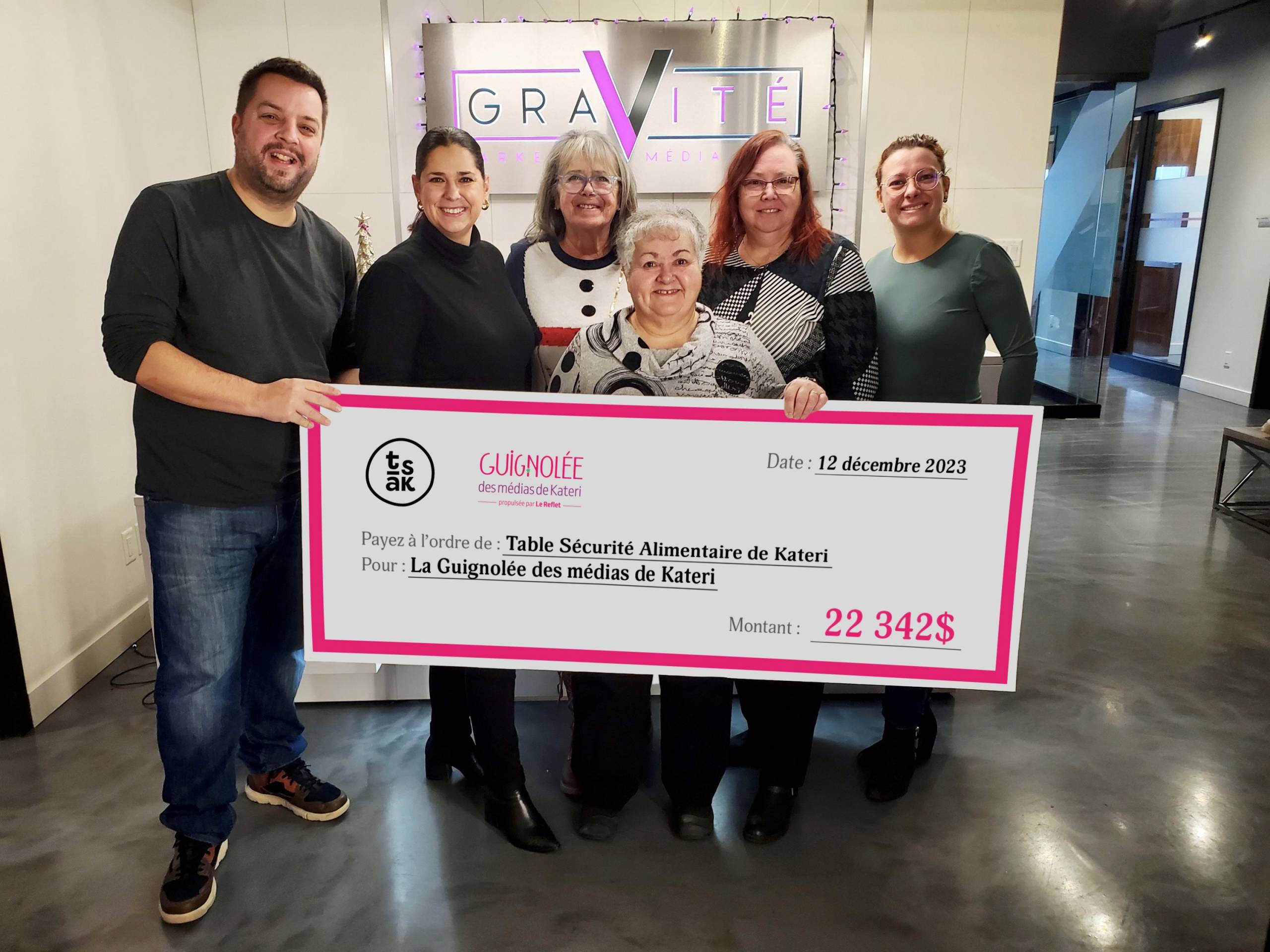 La Guignolée des médias de Kateri fait le plein