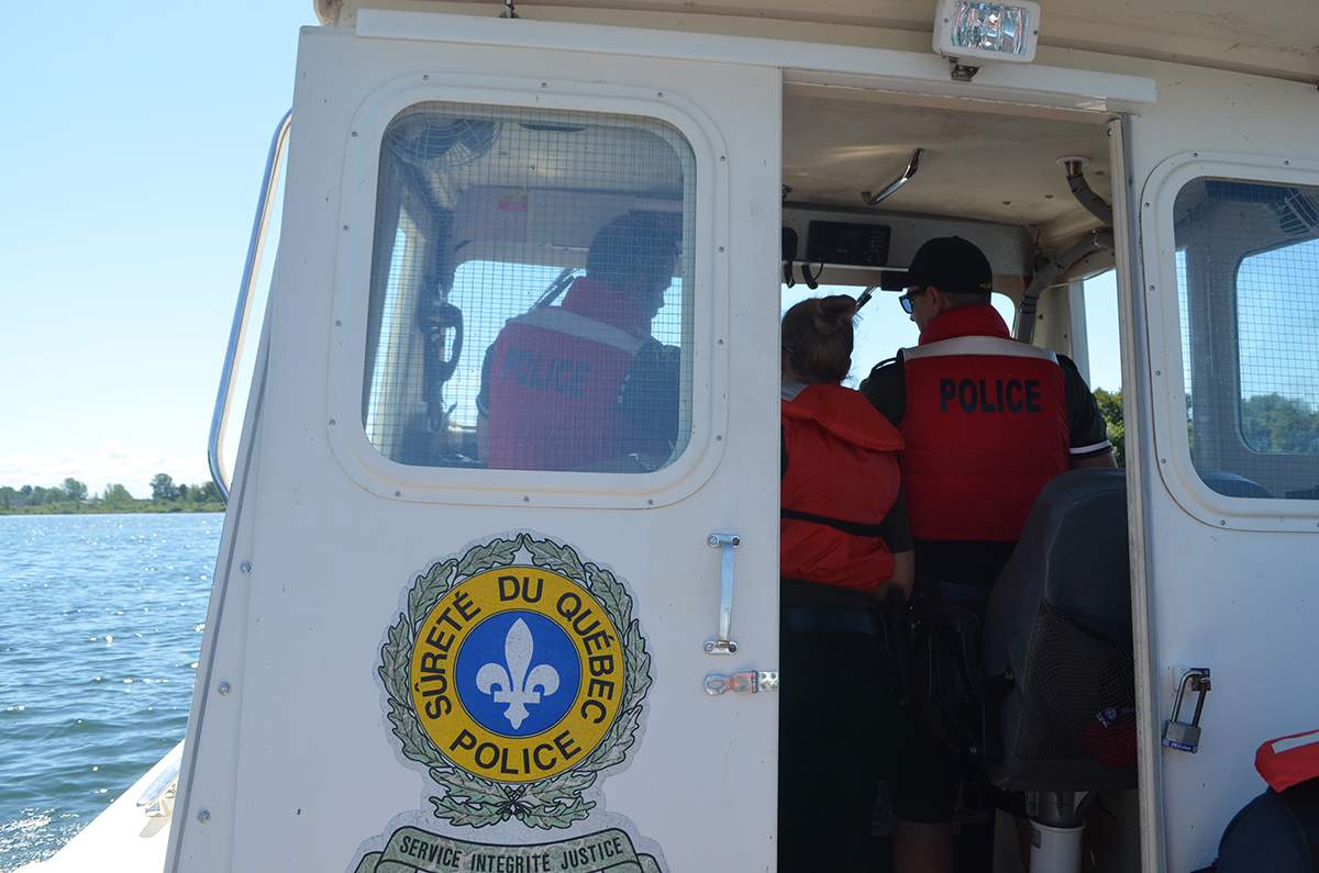 Près de 1900 interventions nautiques par les policiers en Montérégie