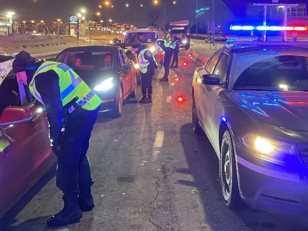 Escouade influence : 16 conducteurs arrêtés pour conduite avec les capacités affaiblies