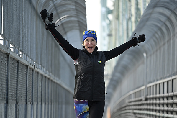 Objectif atteint pour la coureuse Anne-Marie Lefebvre