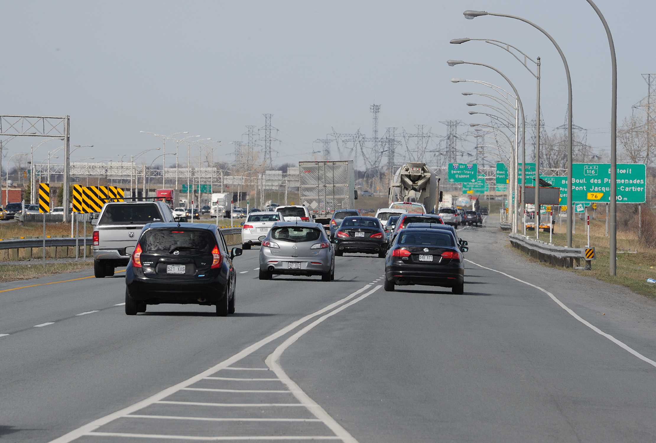Fermetures sur l’autoroute 30 en fin de semaine