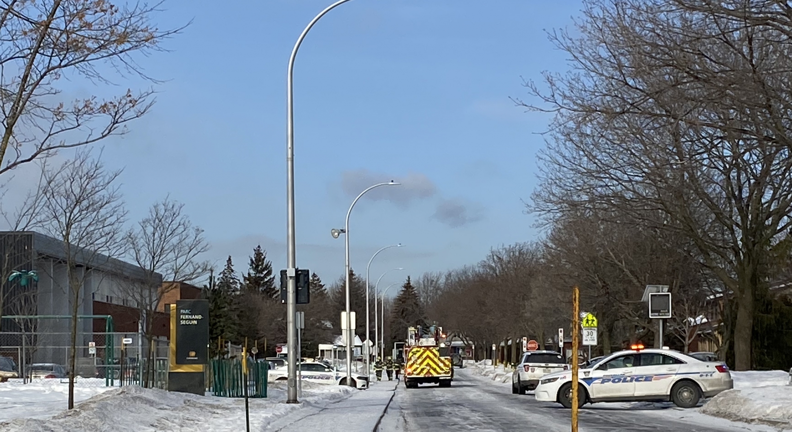 Début d&rsquo;incendie vite maîtrisé à l&rsquo;école Jean-Leman