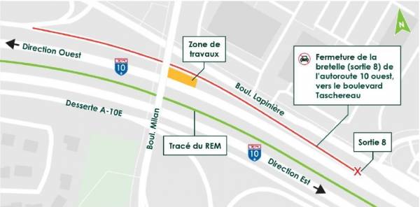 Une bretelle de l&rsquo;autoroute 10 fermée pendant 11 jours