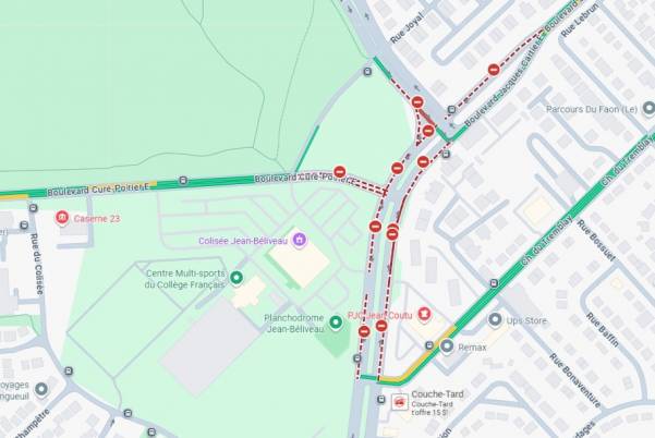 Bris d&rsquo;aqueduc: le boul. Jacques-Cartier Est fermé