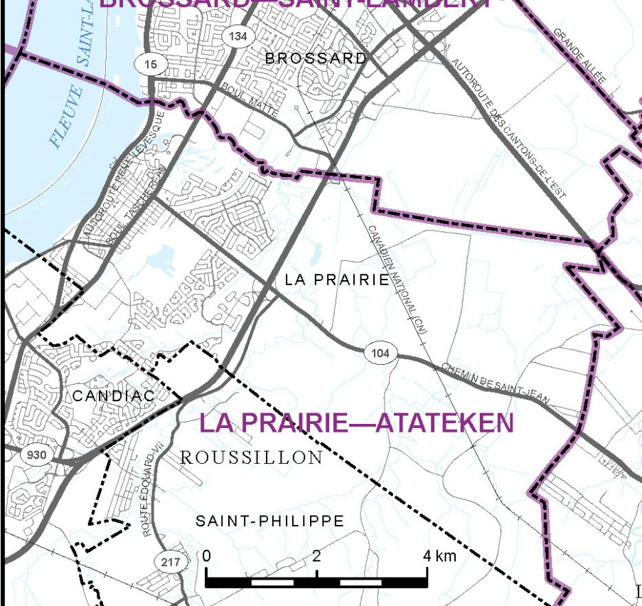 La circonscription de La Prairie pourrait changer de nom