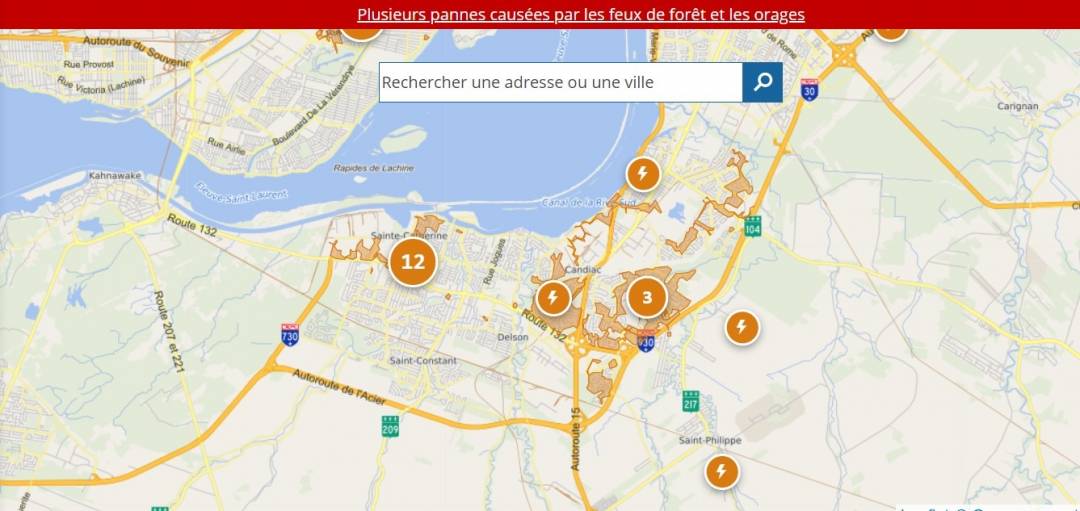 Près de 15 000 clients sans électricité