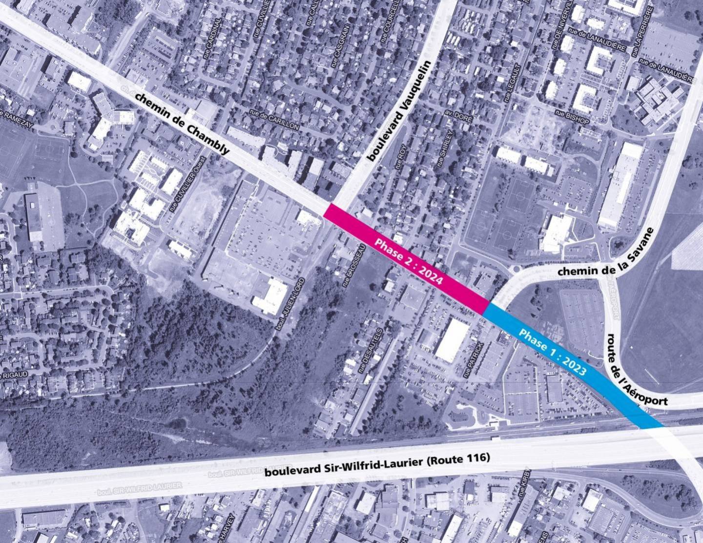 Chemin de Chambly : la phase 2 des travaux majeurs approche