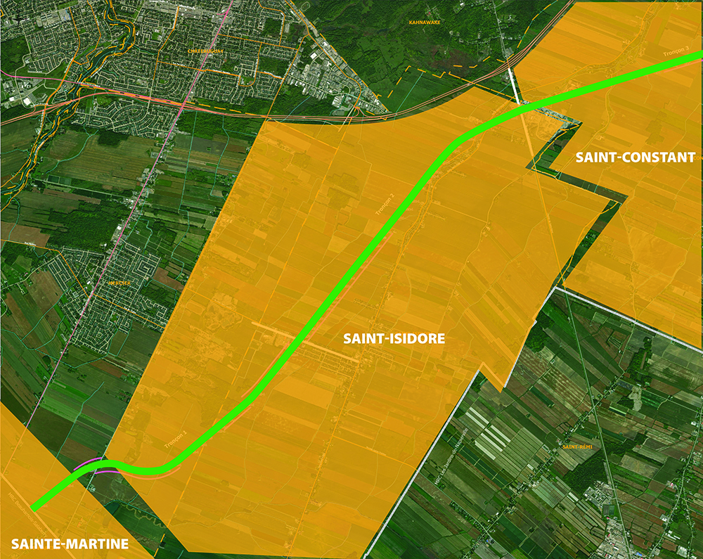 VIDÉO – La Route verte sera achevée dans les terres agricoles à Saint-Constant