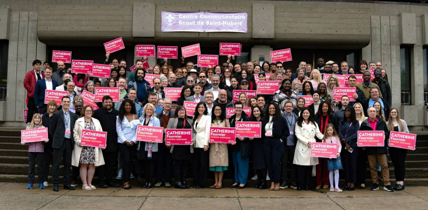 Élections municipales : démonstration de force de Coalition Longueuil