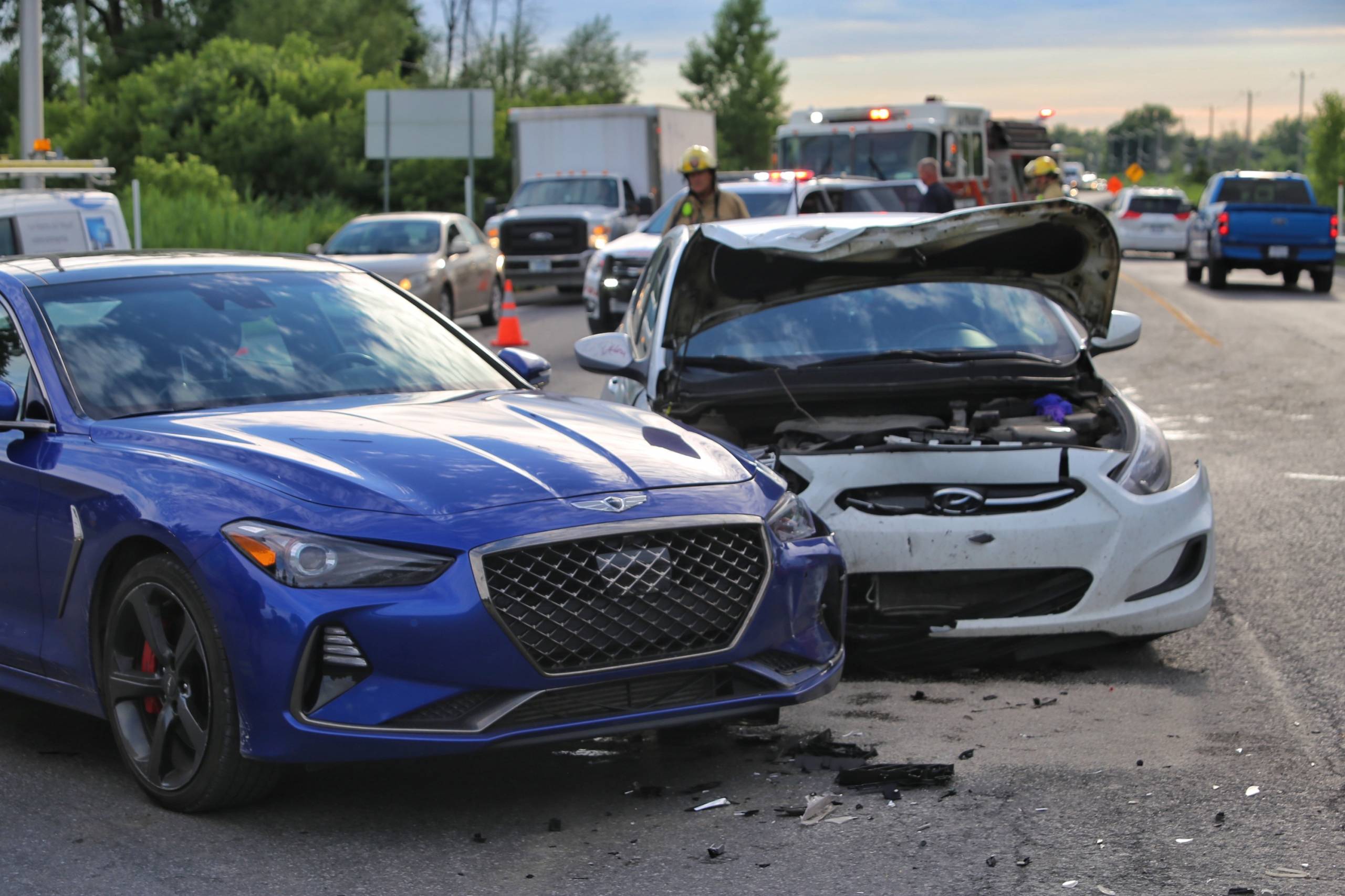Collisions à La Prairie et Delson