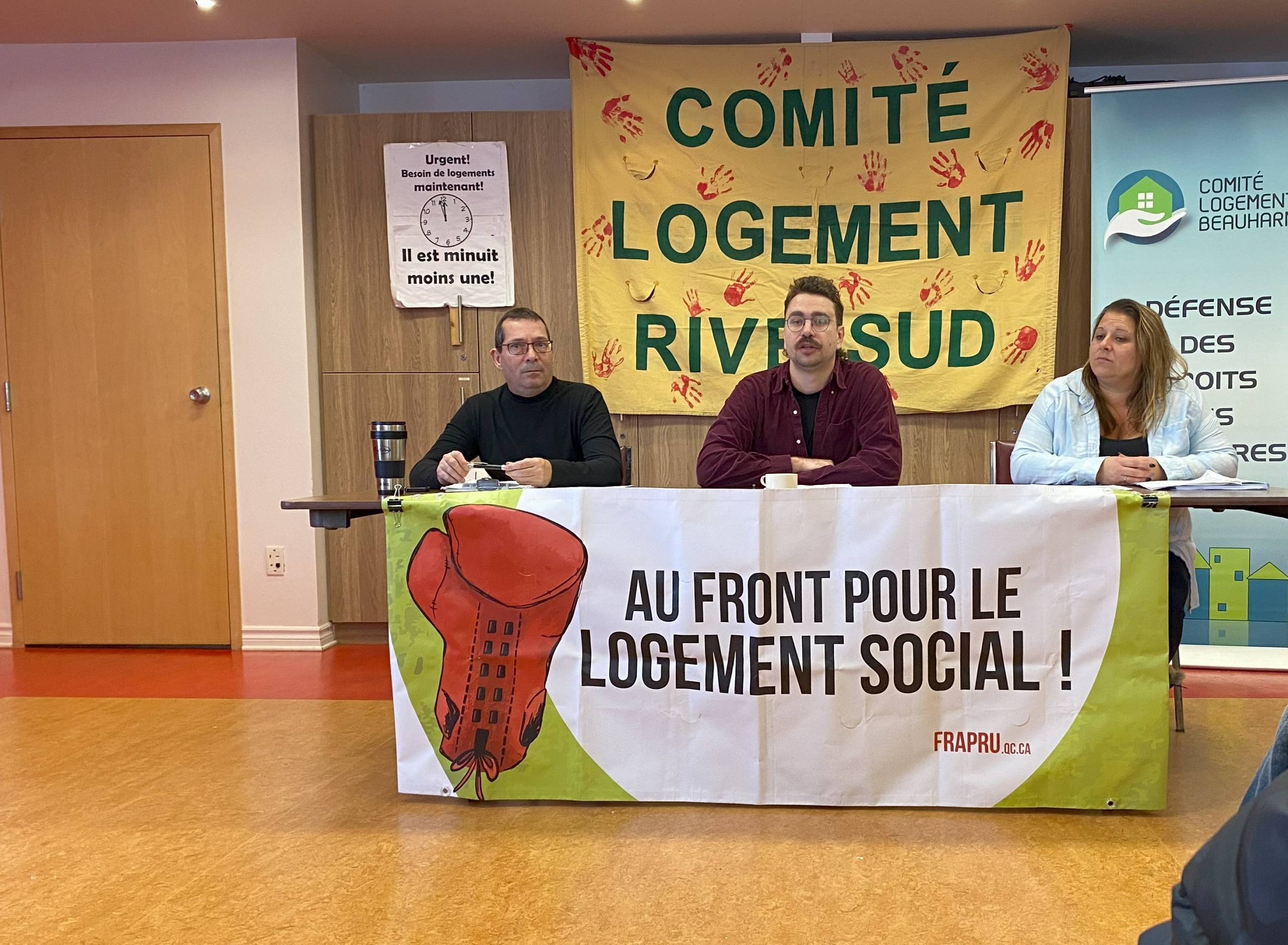 Logement social : les groupes communautaires réclament un plus grand engagement de Québec