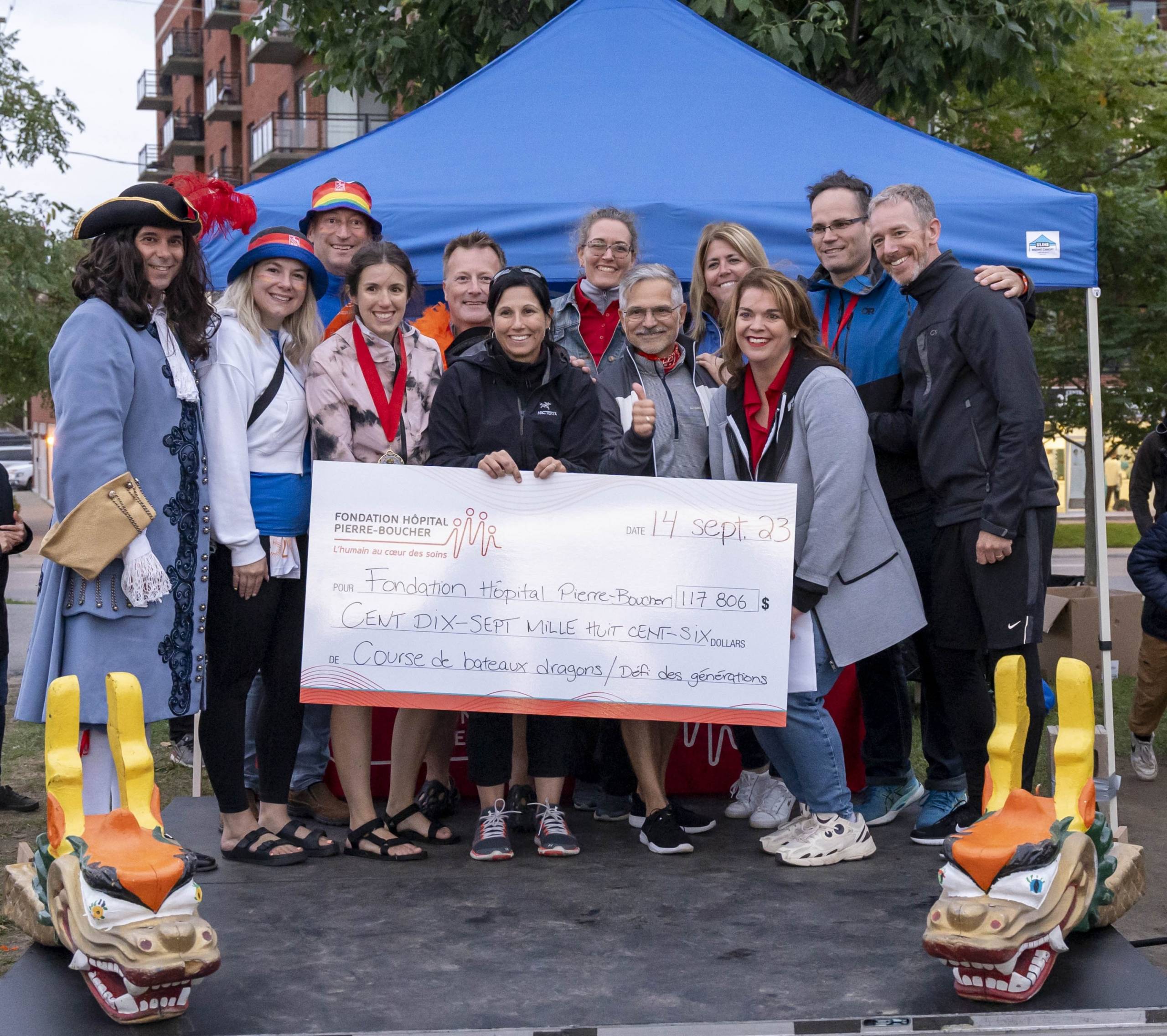 Fondation Hôpital Pierre-Boucher : la course de bateaux dragons rapporte plus de 117 000$ 