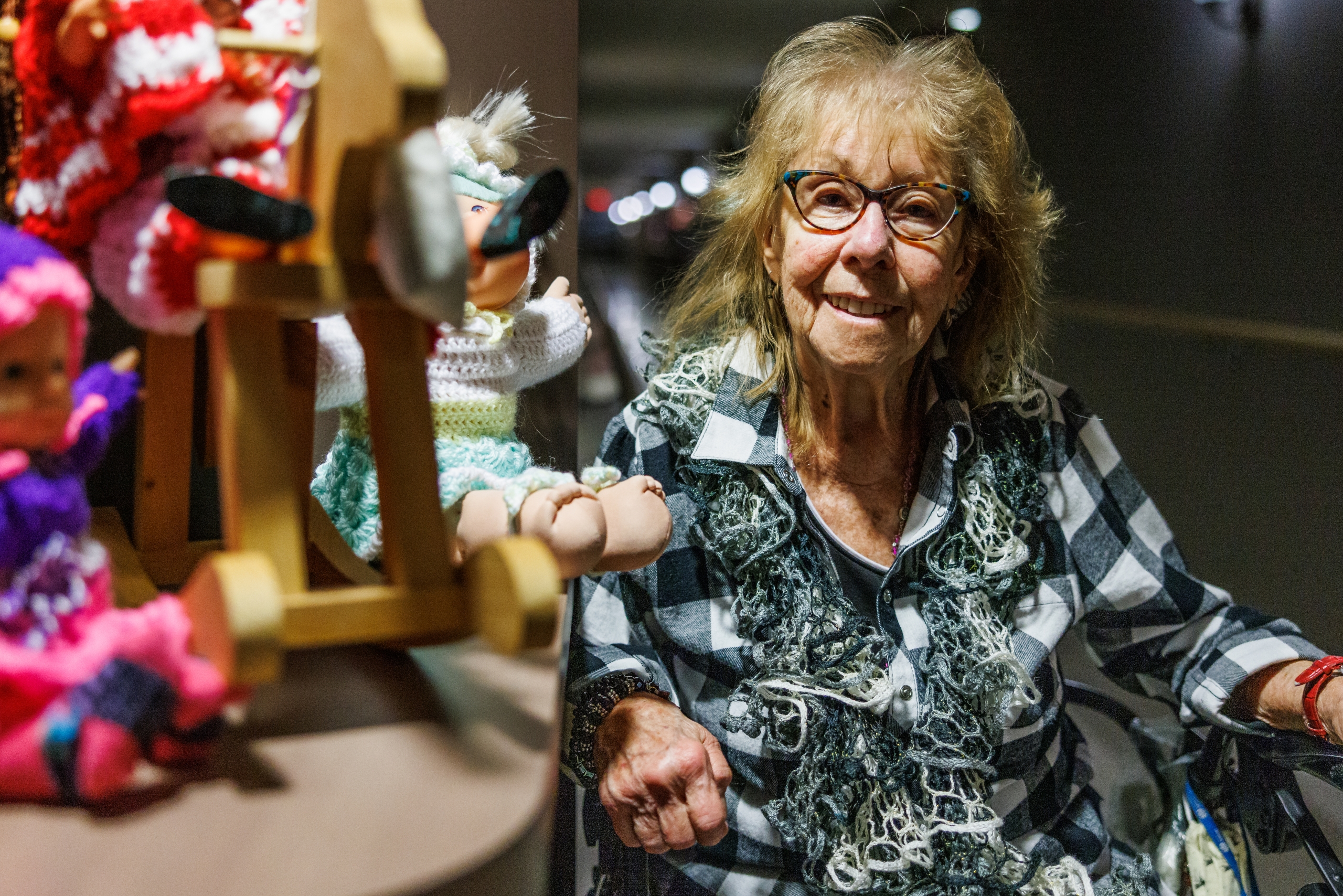 Des poupées pour les enfants malades de Sainte-Justine