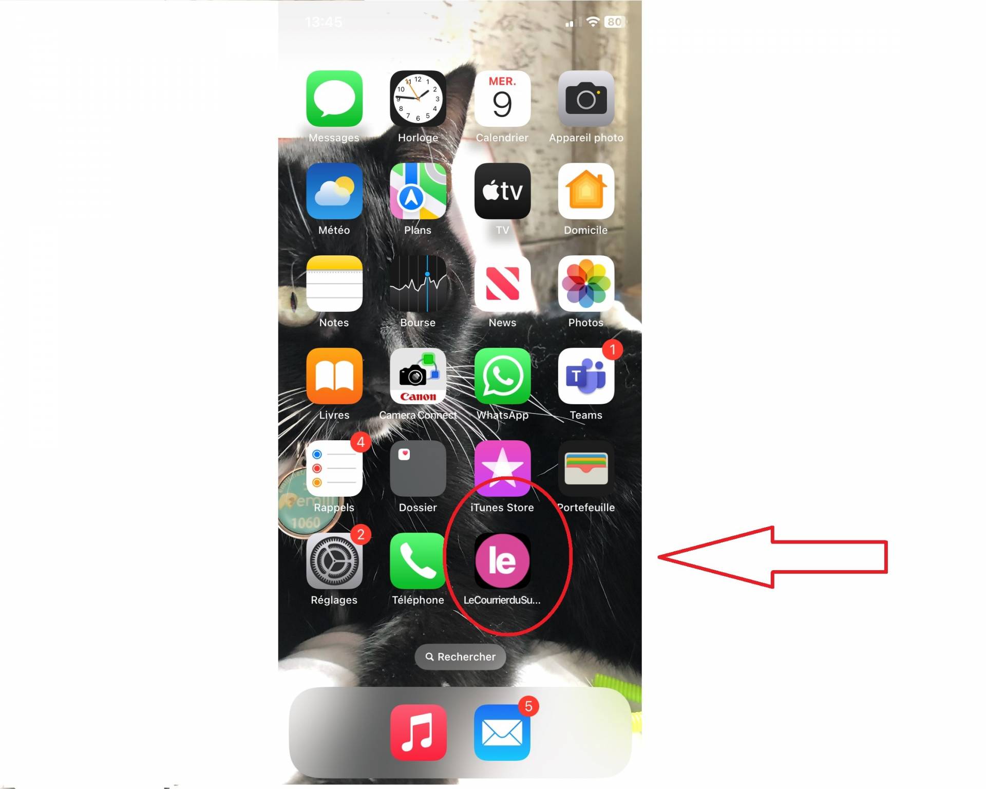 VIDÉO – Comment ajouter l&rsquo;icône du Courrier du Sud sur la page d&rsquo;accueil de votre téléphone