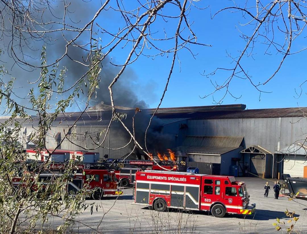 Incendie dans une roulotte de chantier chez ArcelorMittal