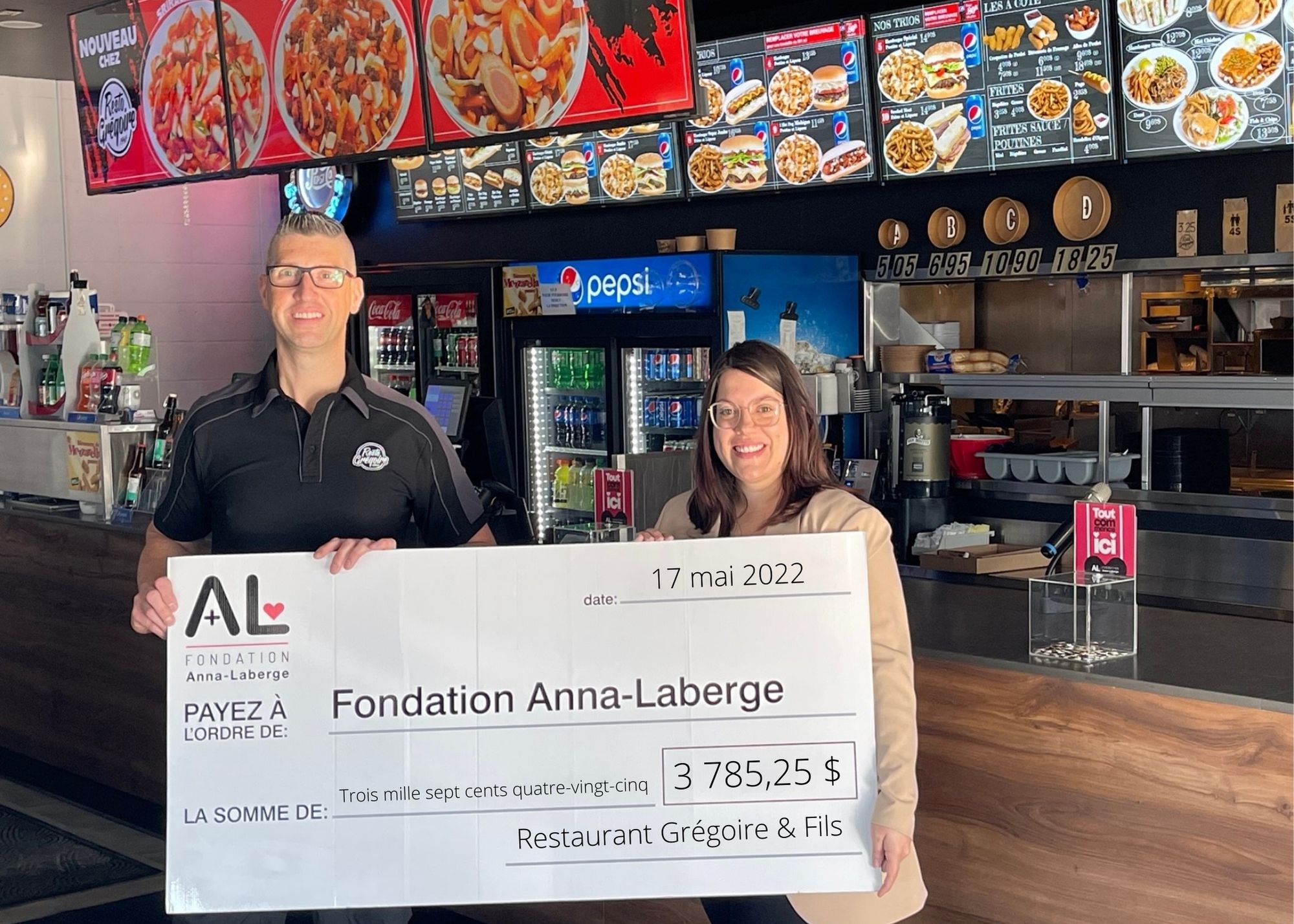 Quand manger rapporte à la Fondation Anna-Laberge