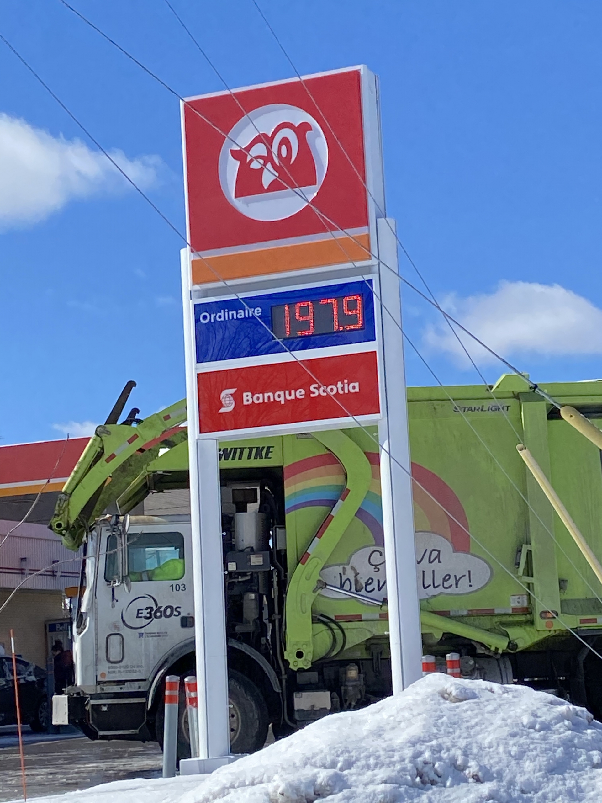 Le prix de l’essence près d’atteindre le 2 $ dans la région