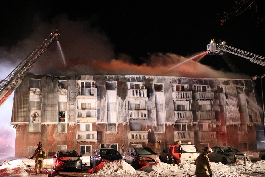 Guillaume Latendresse vient en aide aux victimes d’un incendie