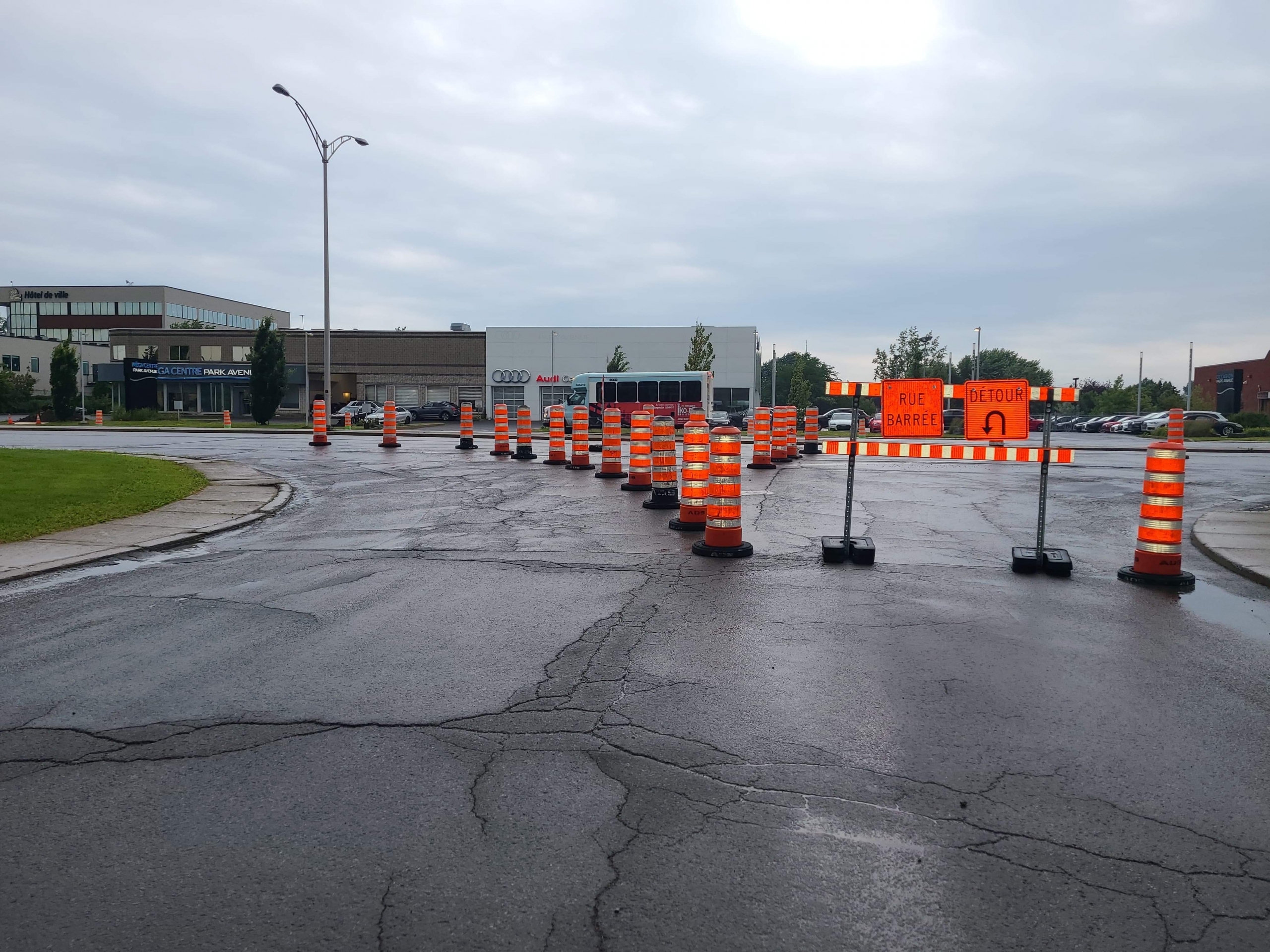 Des automobilistes ne respectent pas les interdictions de passage à La Prairie