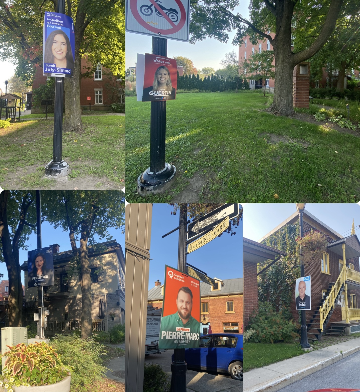 Affiches électorales interdites dans le Vieux-La Prairie