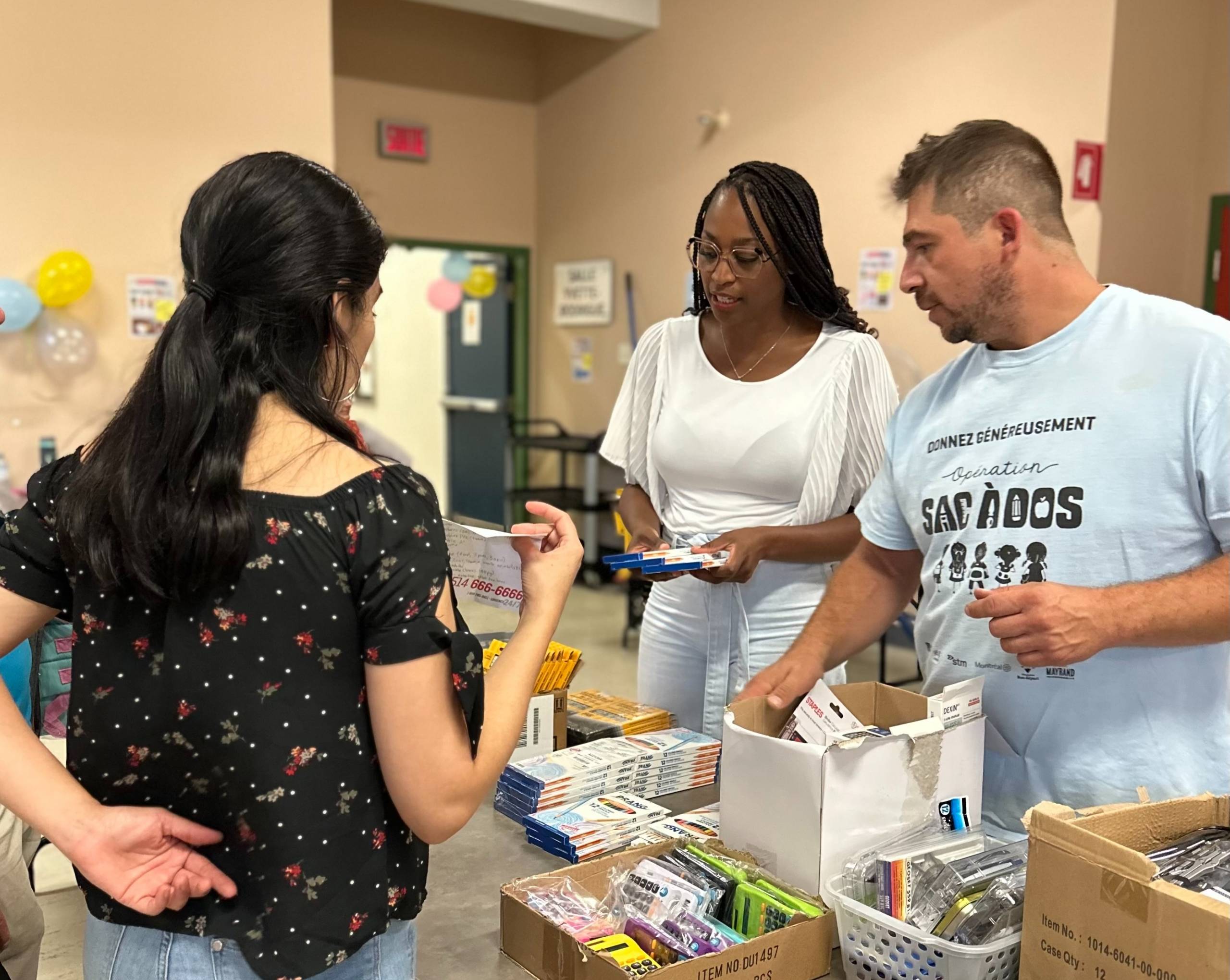 164 sacs à dos et une rentrée du bon pied