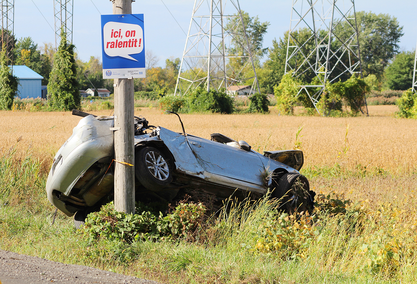 Gravement blessés dans un accident à Mercier