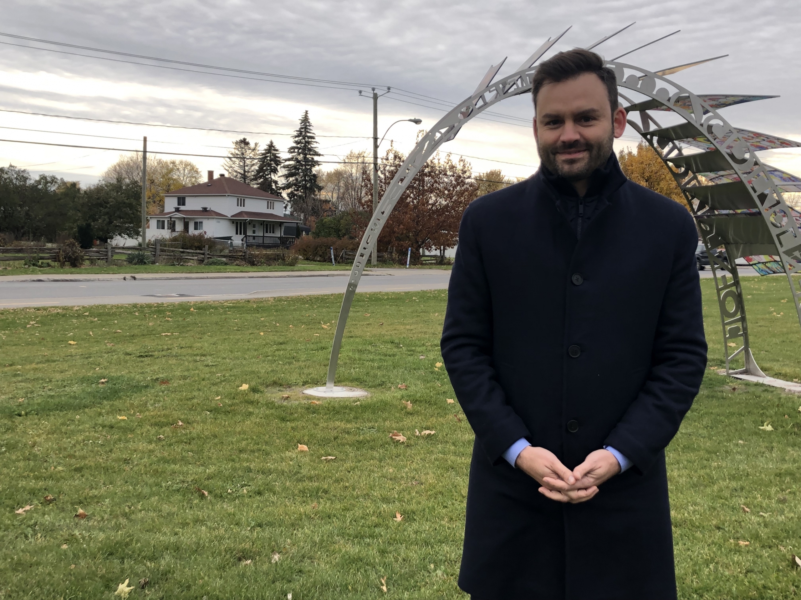 Le chef du Parti québécois rallie ses troupes dans Sanguinet