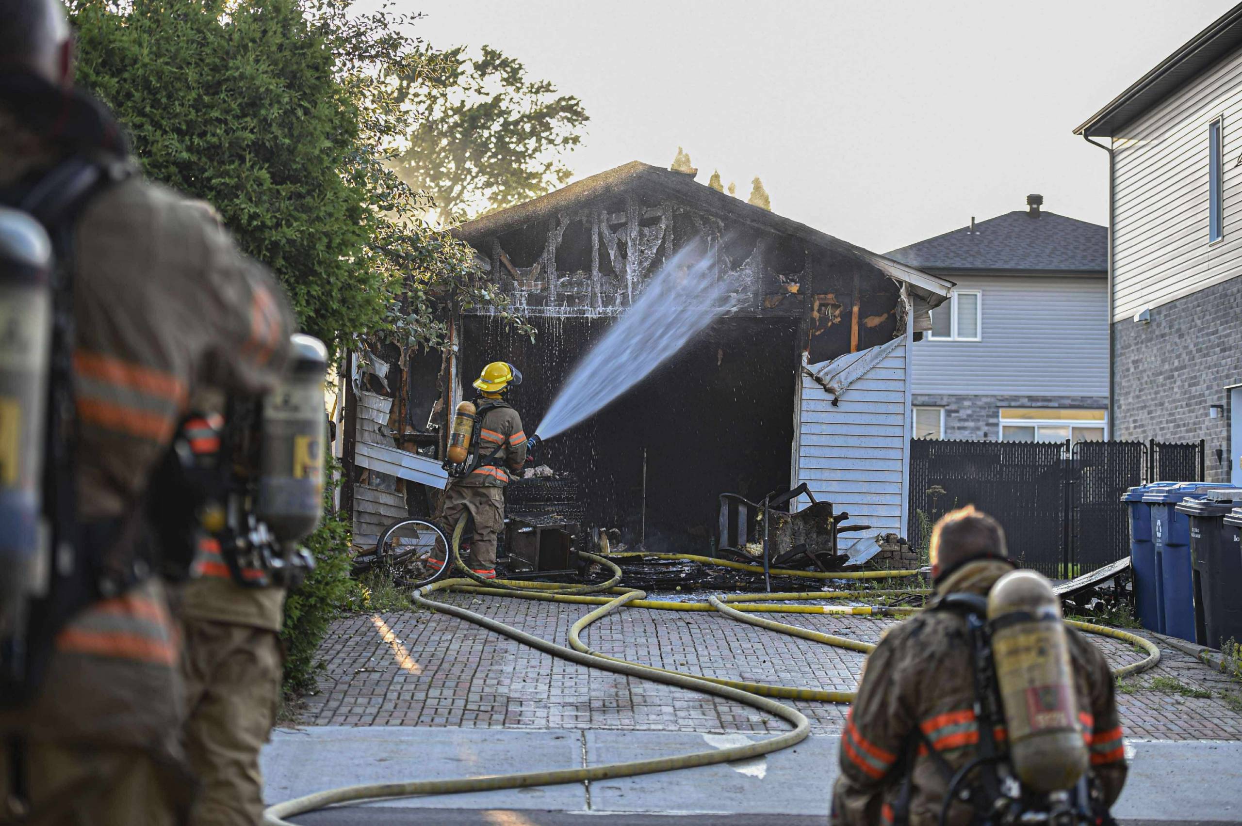 Deux incendies en quelques heures à Saint-Hubert