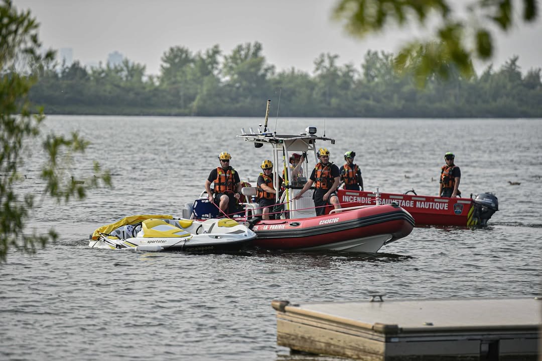 Intervention nautique à La Prairie : un bateau prenait l&rsquo;eau