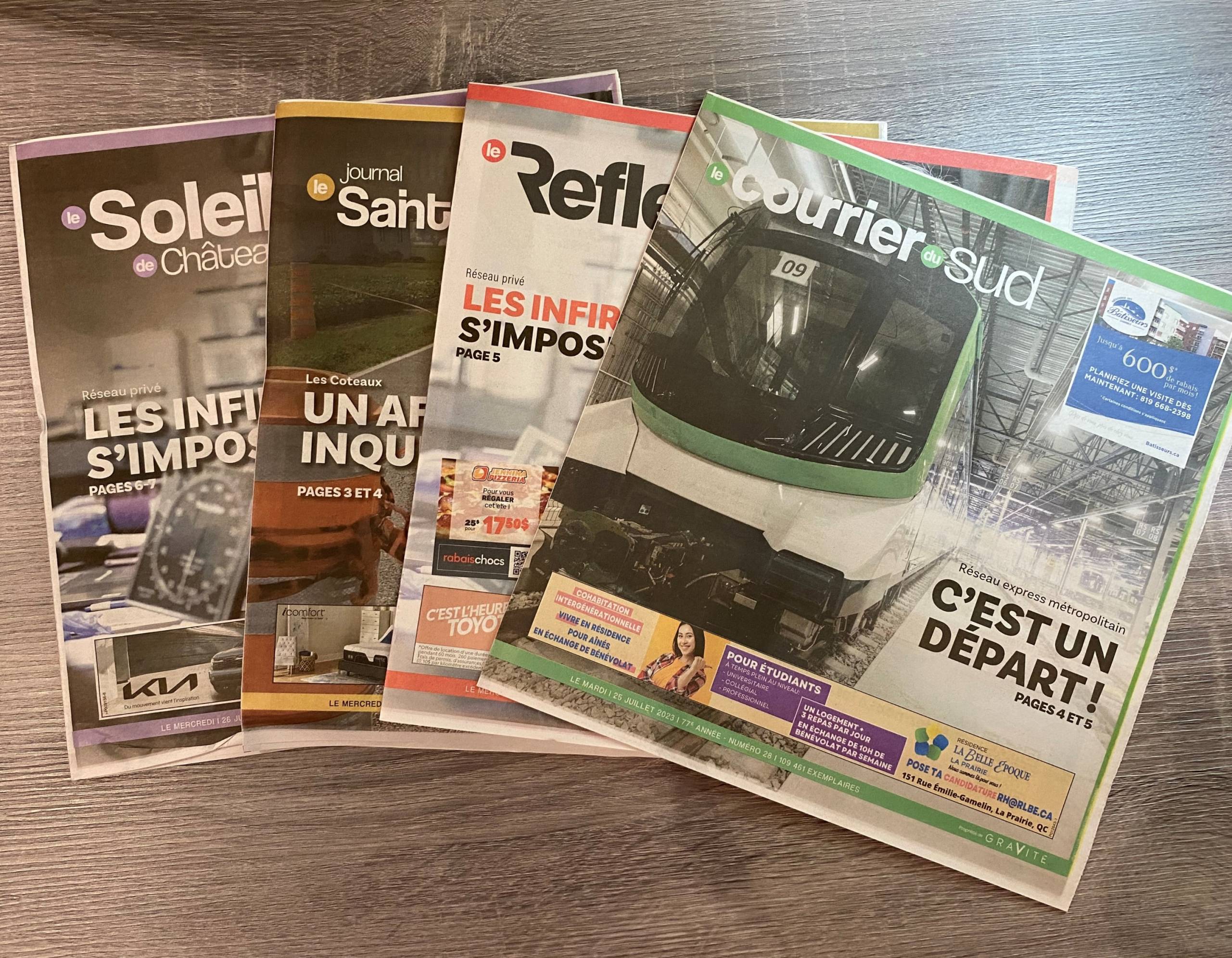 Notre édition imprimée fait relâche cette semaine