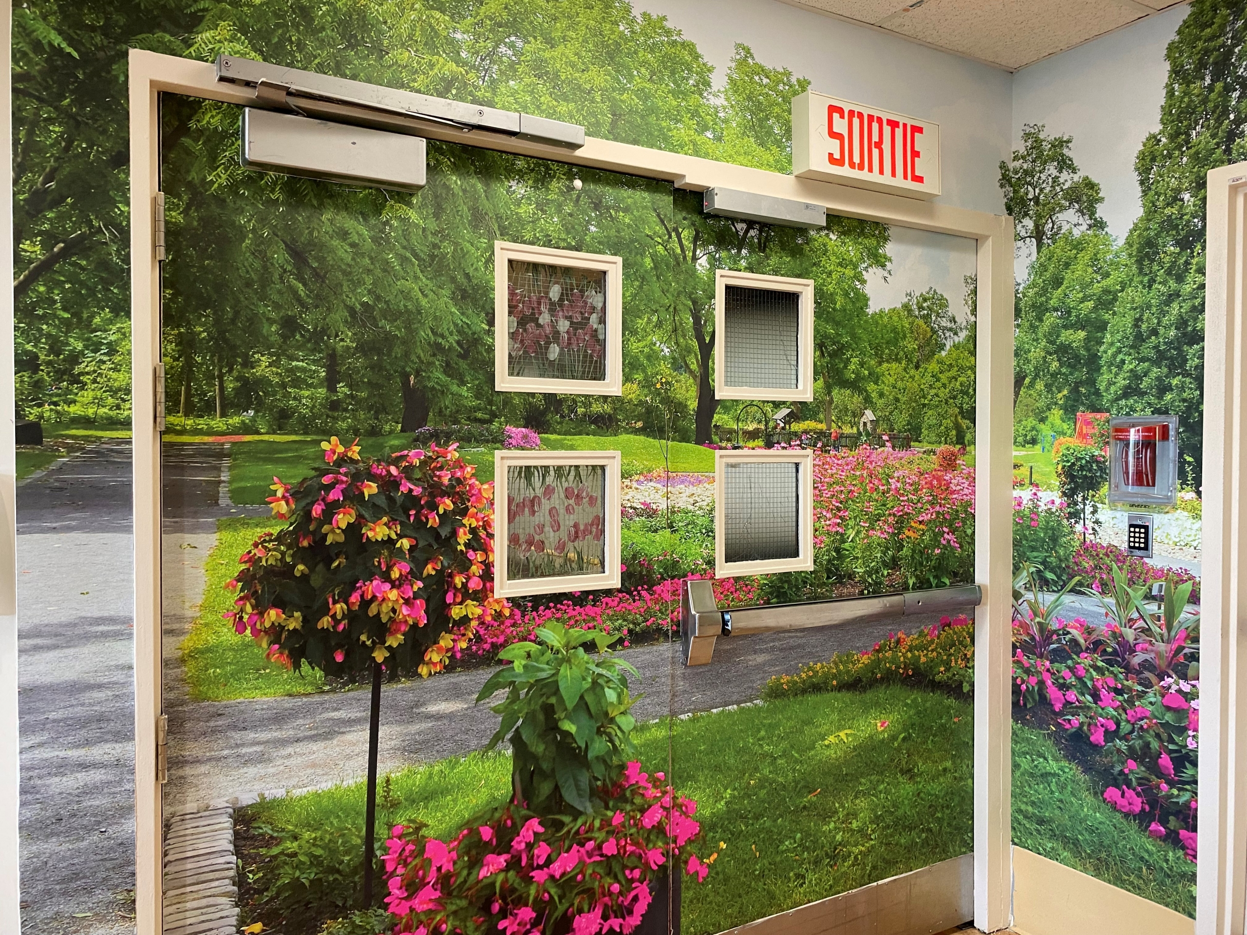 VIDÉO – Des murales embellissent le CHSLD Champlain-Jean-Louis-Lapierre