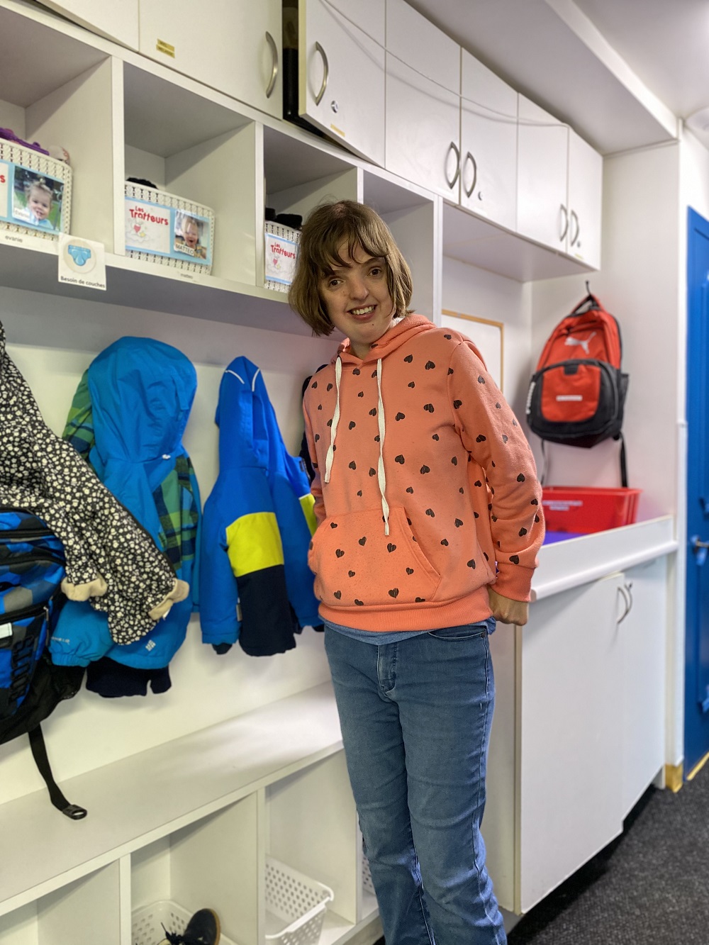 Myriam a sa place au travail