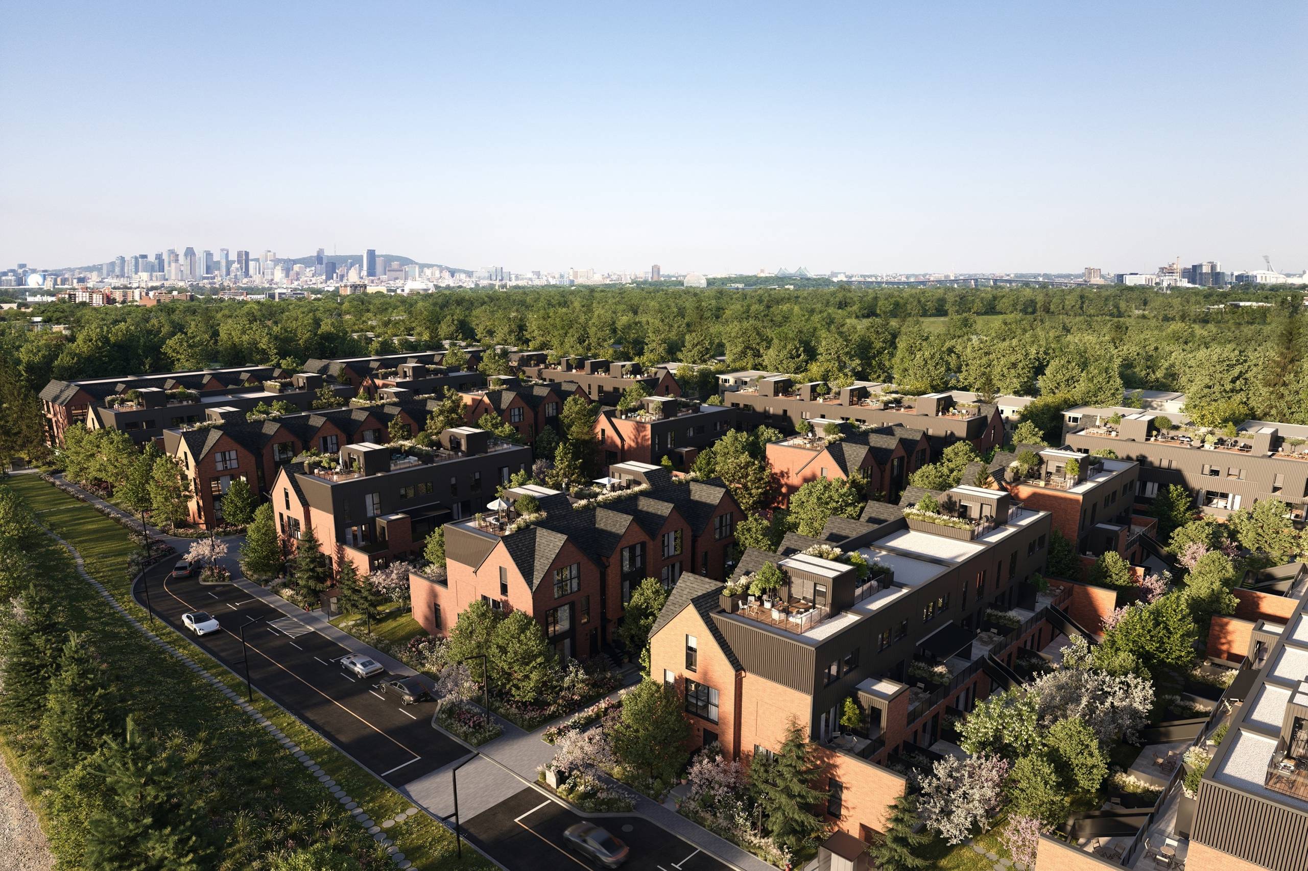 Des maisons de ville superposées et des triplex sur le site de l’ancienne usine Dare