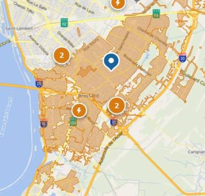 Collision d&rsquo;un autobus avec un pylône : une panne touche près de 87 000 clients