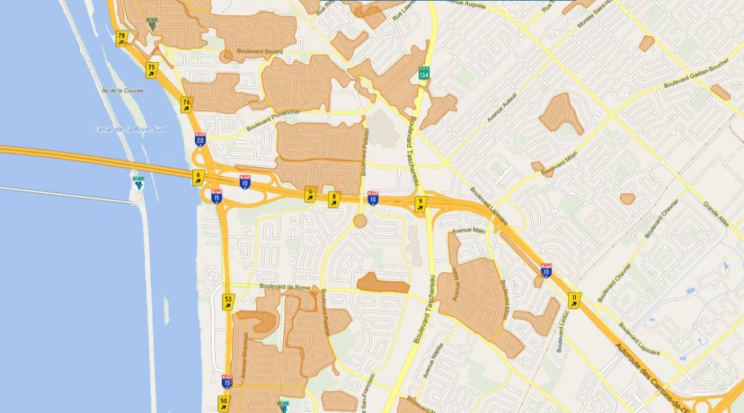 Nombreuses pannes à Brossard, Saint-Lambert et Longueuil