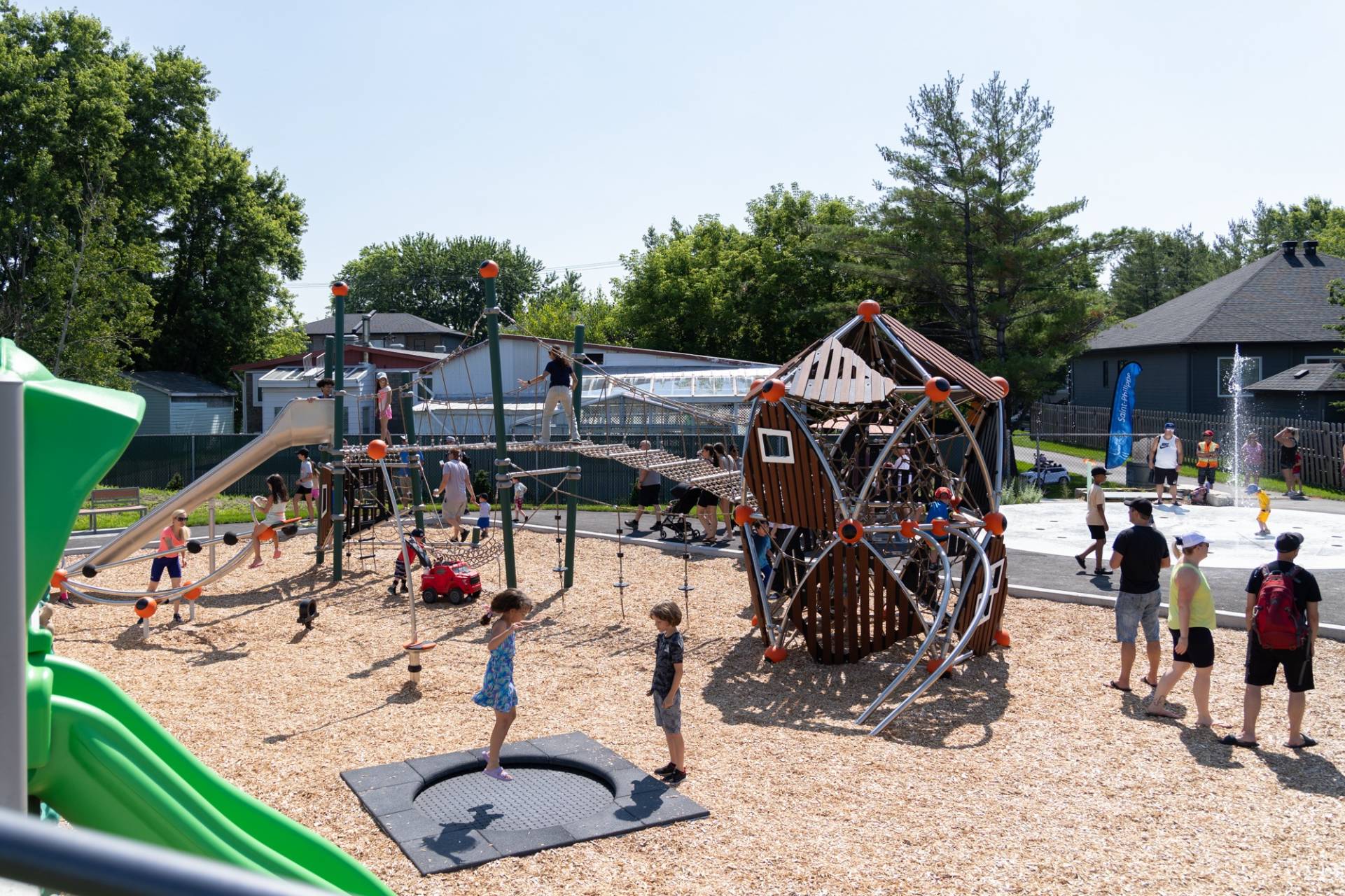 Le parc des Aubépines inauguré à Saint-Philippe