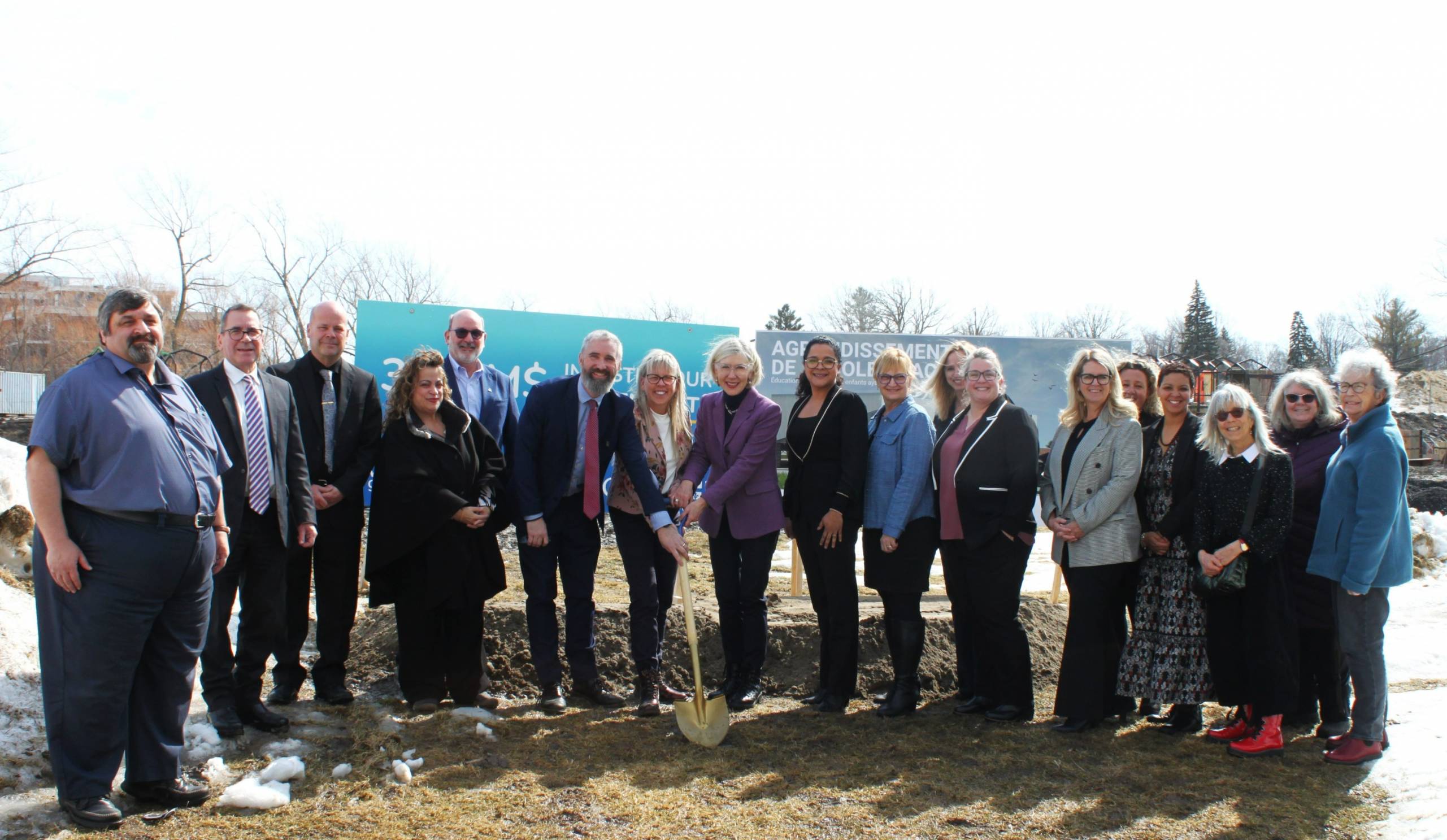 Saint-Lambert : la construction de la nouvelle école REACH est commencée